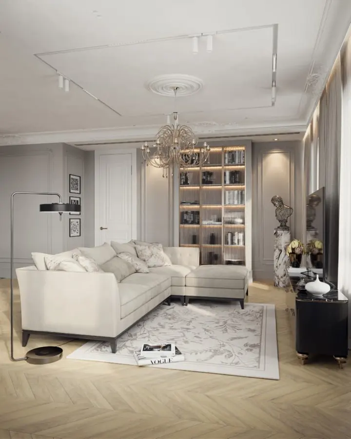 Дизайн квартиры, 102 м², фото проекта