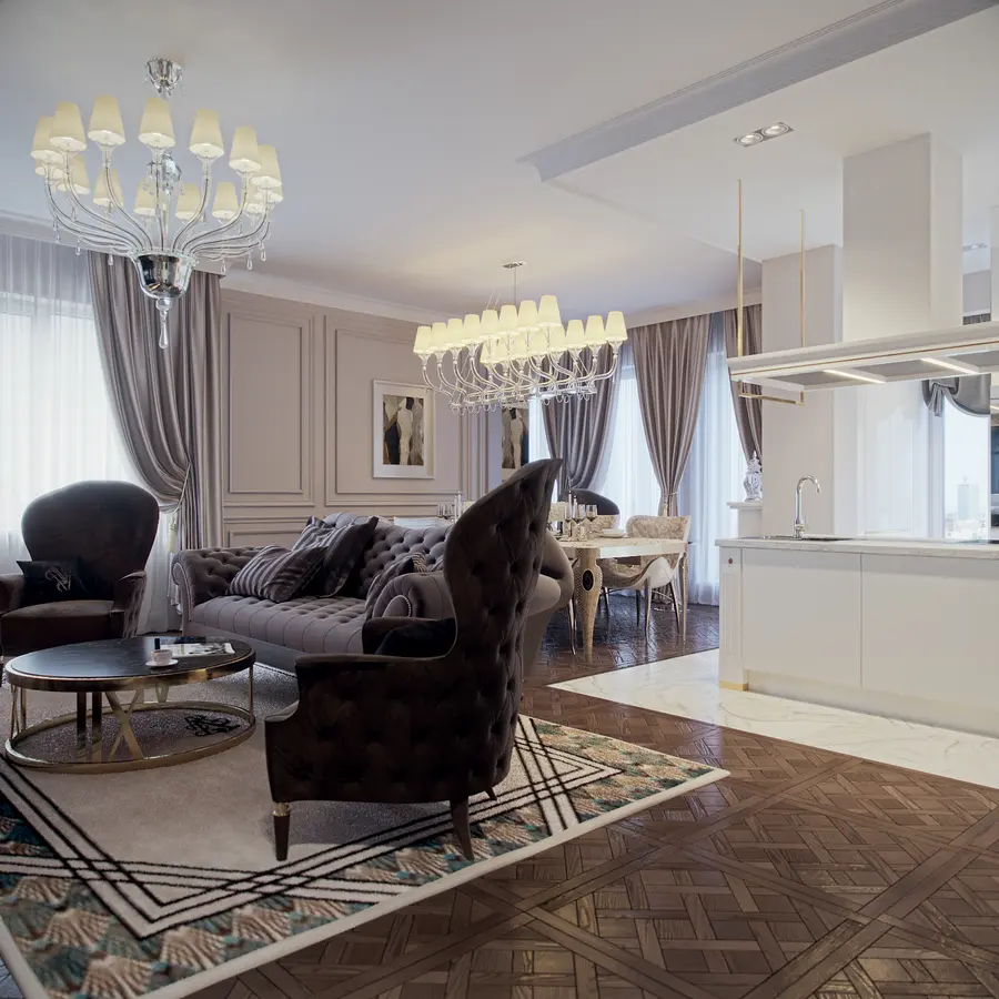 Проект интерьера загородной резиденции TRIUMPH PALACE