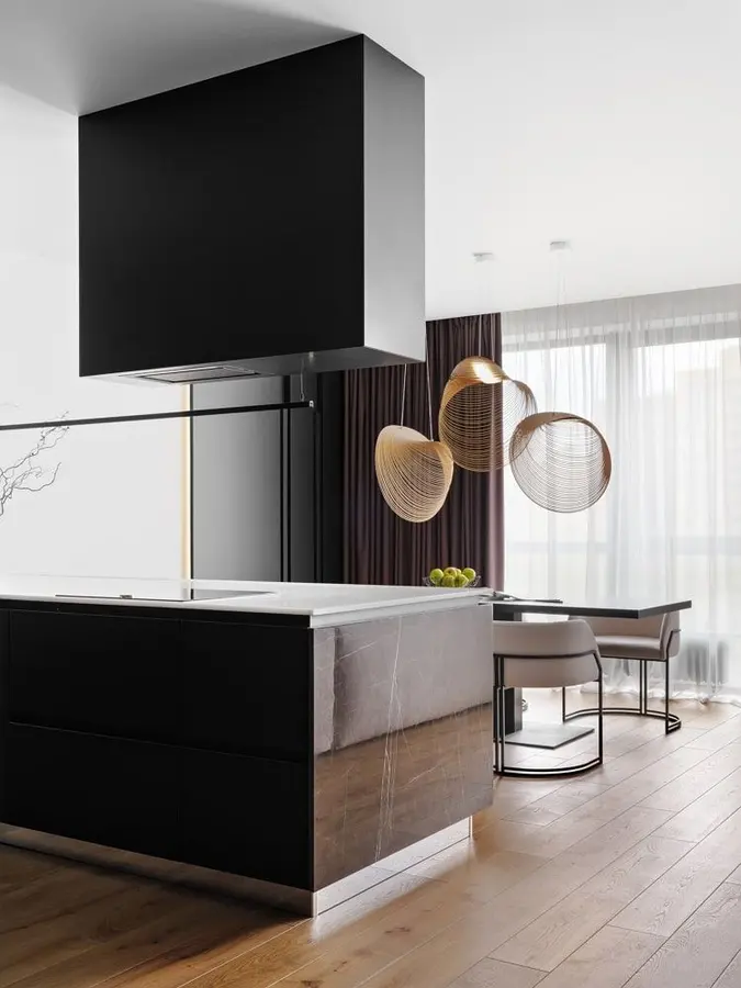 Дизайн квартиры в стиле минимализм, 114 м². Фото и концепция