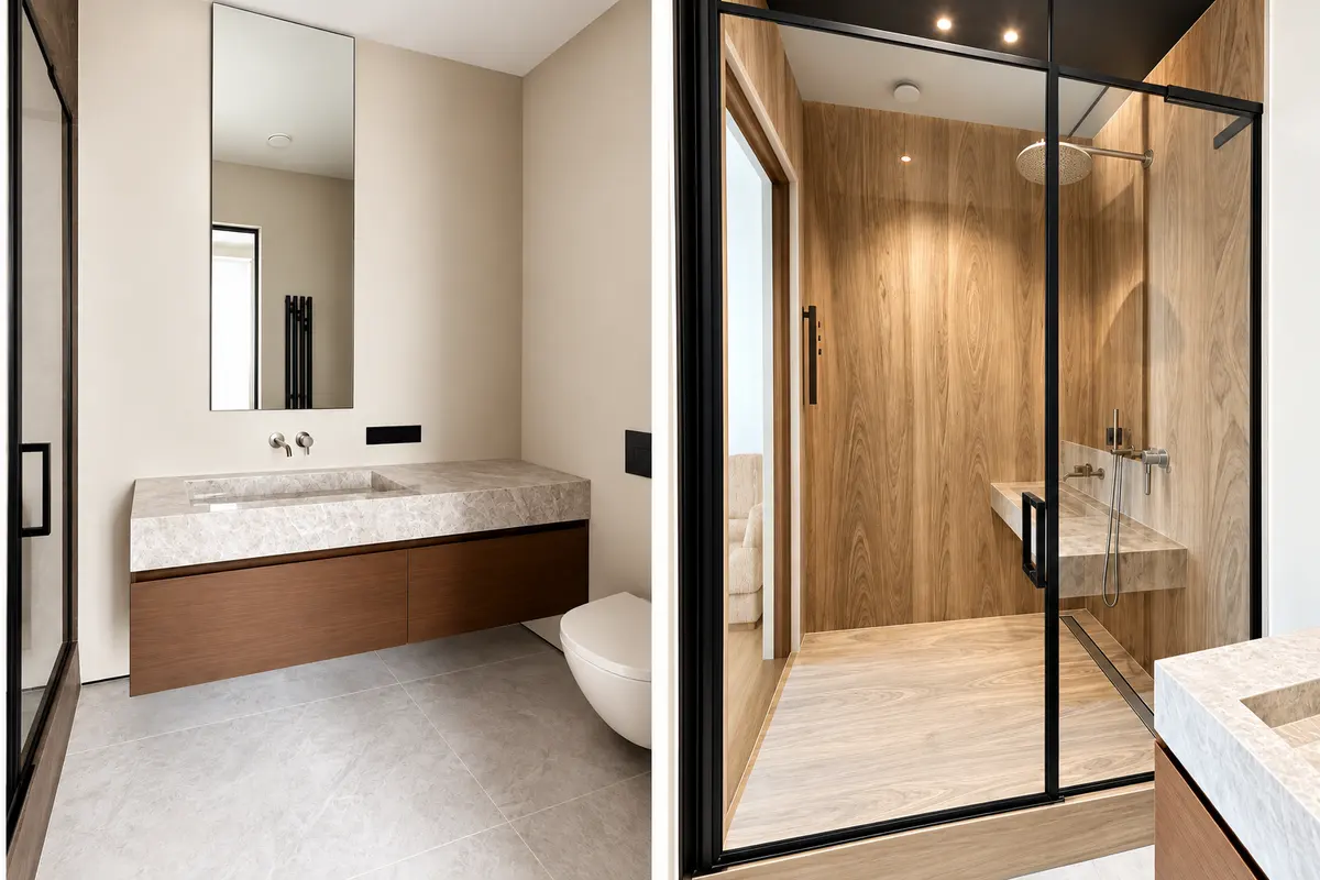 Executive office design. «Polyus», Bathroom