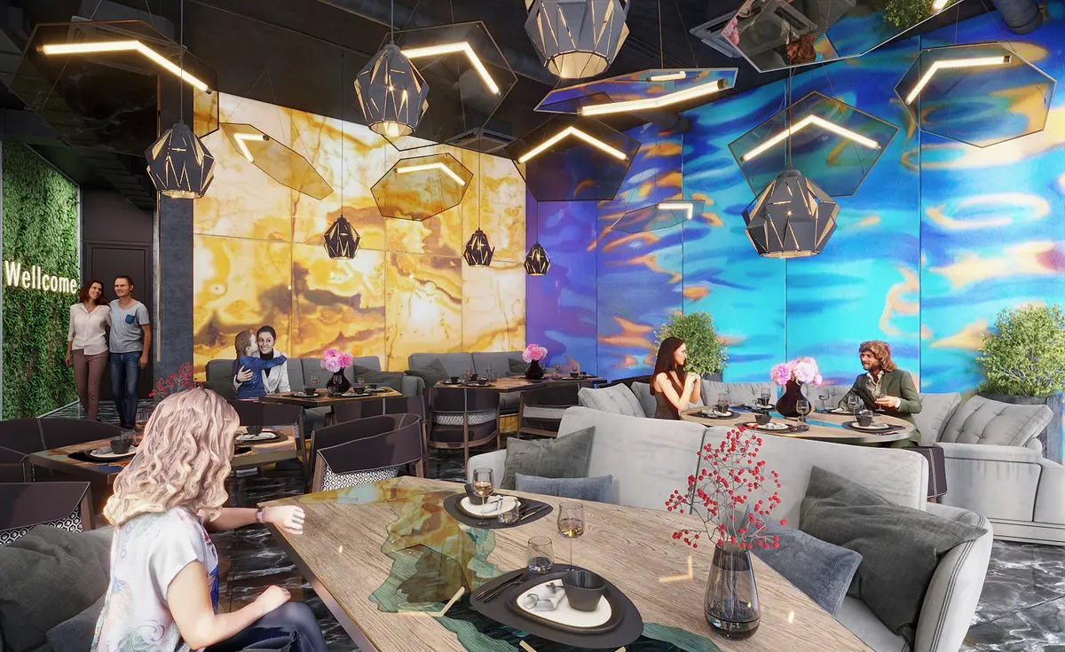 Дизайн ресторана «Crystal» - Interior Design Pro
