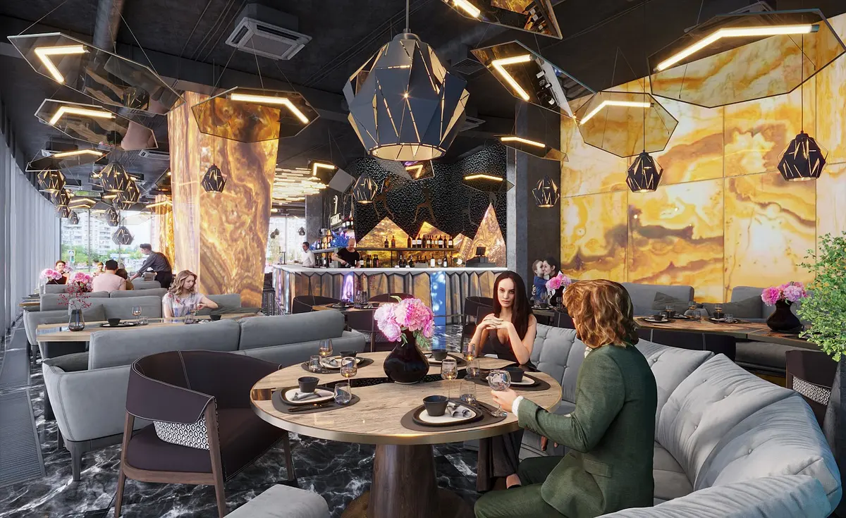 Дизайн ресторана «Crystal» - Interior Design Pro