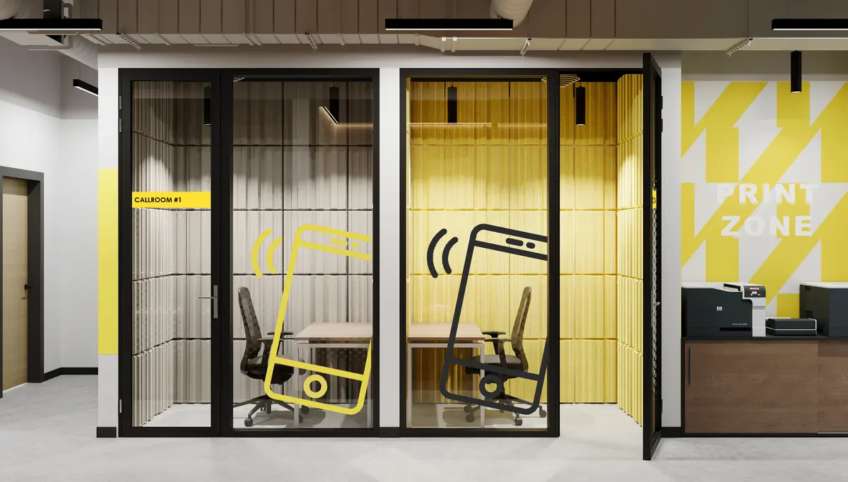 Office design project 6000 m² for IEK, Call-room
