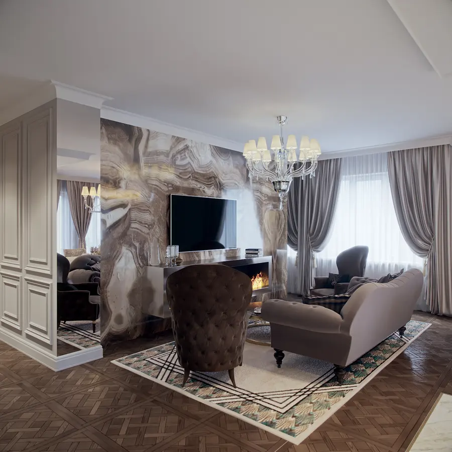 Проект интерьера загородной резиденции TRIUMPH PALACE