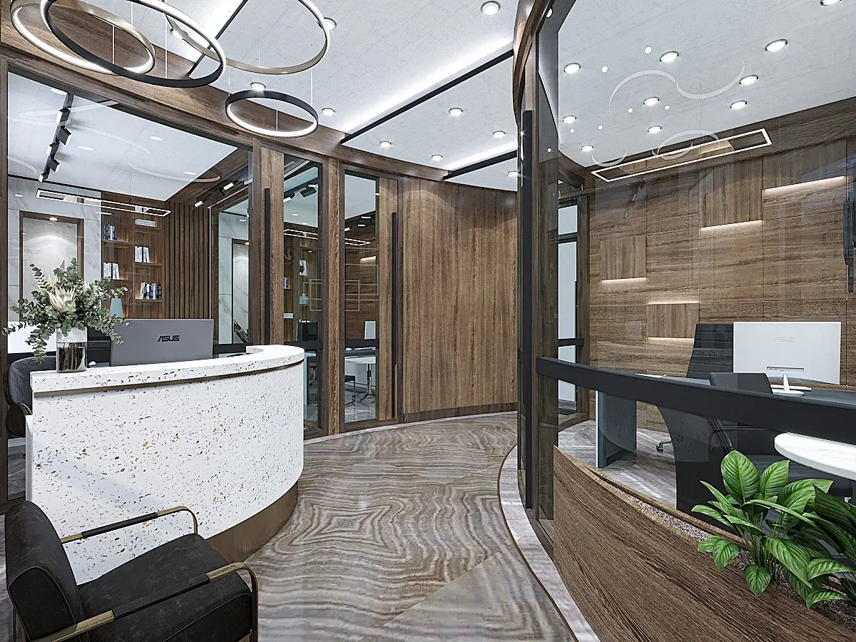 Портфолио Дизайн офиса отделения банка в Москве - Interior Design Pro