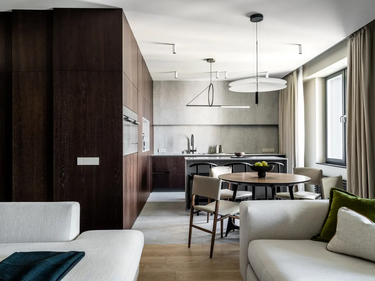 Customized turnkey home design and remodeling for a three-bedroom 170 m² apartment in Moscow: photos, videos, and prices