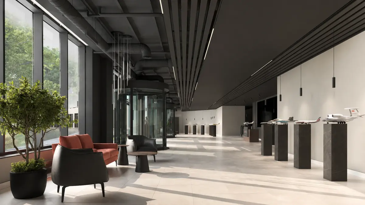 Офис для научно-исследовательской компании (25000м²)
