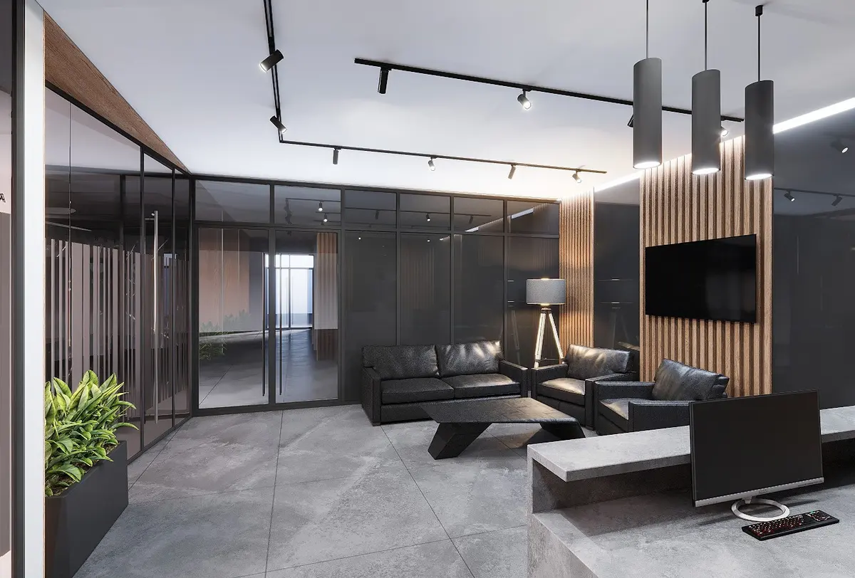 Портфолио Дизайн офиса отделения банка в Москве - Interior Design Pro