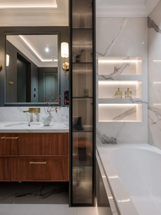 Дизайн квартиры 148 м² в стиле современная классика. Концепция и фото